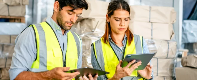 Safety Managers Identifying Risks in the Workplace