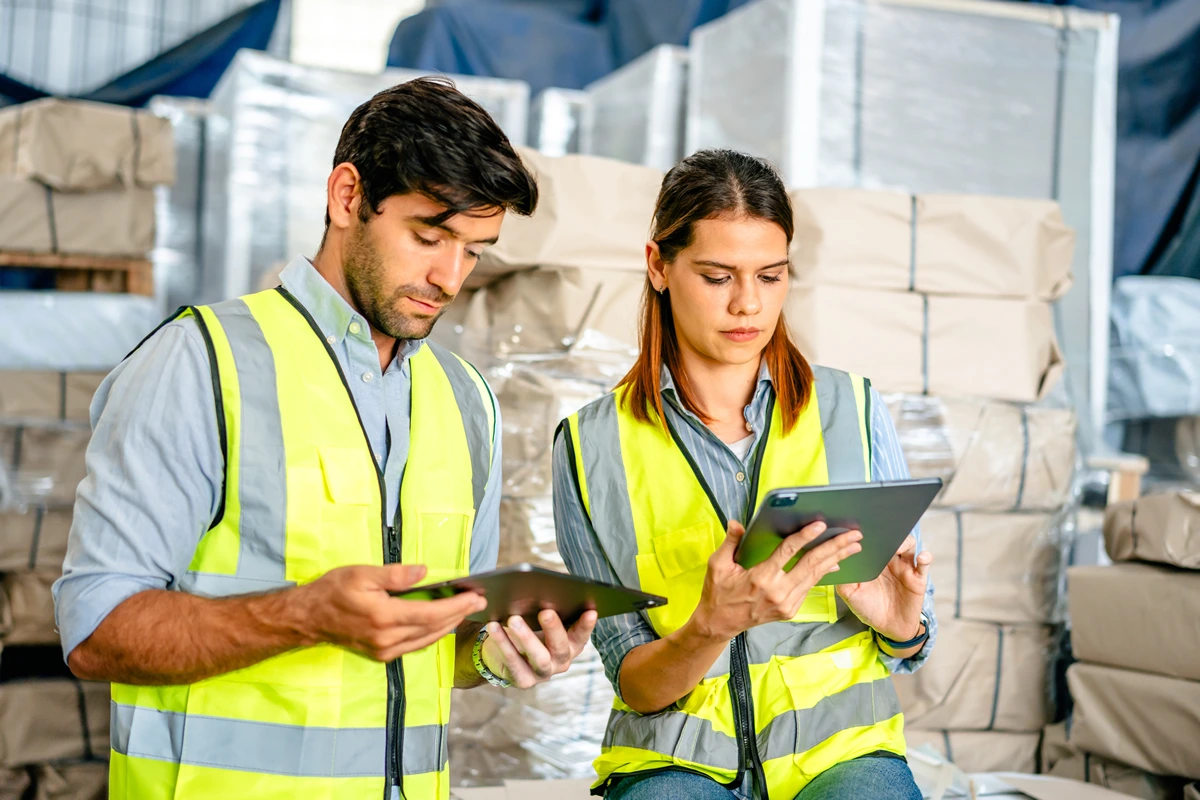 Safety Managers Identifying Risks in the Workplace