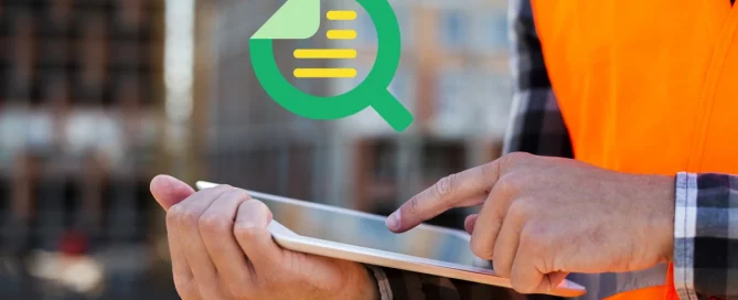 Safety Manager Using a Tablet