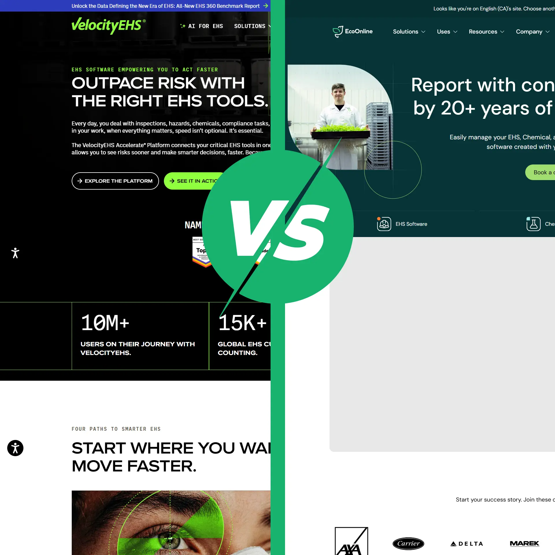 VelocityEHS vs EcoOnline